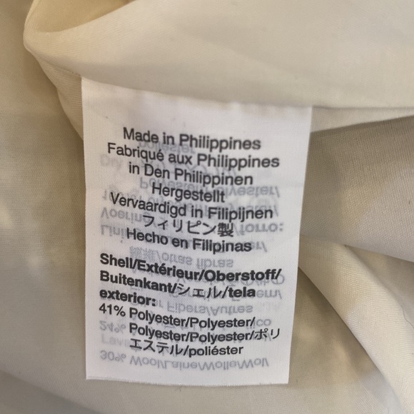 J. Crew Metallic and White Knit Tweed Fringe Velvet Trim Sheath Dress size 10p - Picture 14 of 16